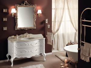 Напольный умывальник с ящиками