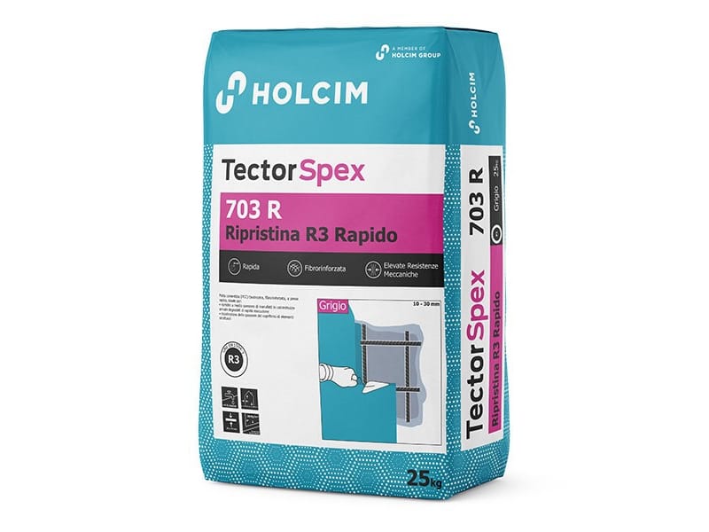 Быстроразъемный раствор для восстановления конструкции Holcim Italia Tector ARCH-00051781