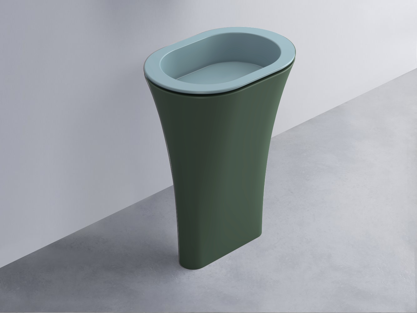 AMLA65-PL+AMPILO-PL+AMCOLO-MU Раковина Amedeo Ovale отдельностоящая cielo Enjoy + Amedeo Ceramica Cielo