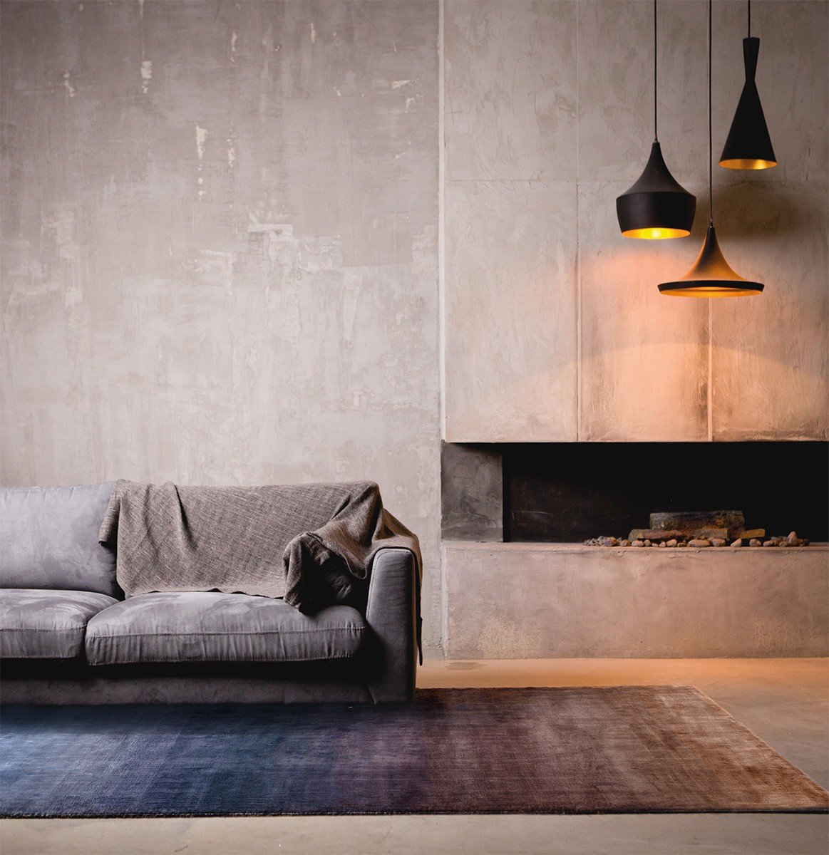 Ковер прямоугольный медного цвета 230х160 см Sunset Copper CARPETDECOR ДИЗАЙНЕРСКИЕ, HANDMADE, ДЕТСКИЕ 00-3893114 Коричневый  - Вид №3