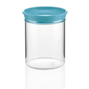 Банка пластиковая для сыпучих продуктов 1 л синяя Forme casa GUZZINI  00-3871061 Прозрачный;синий