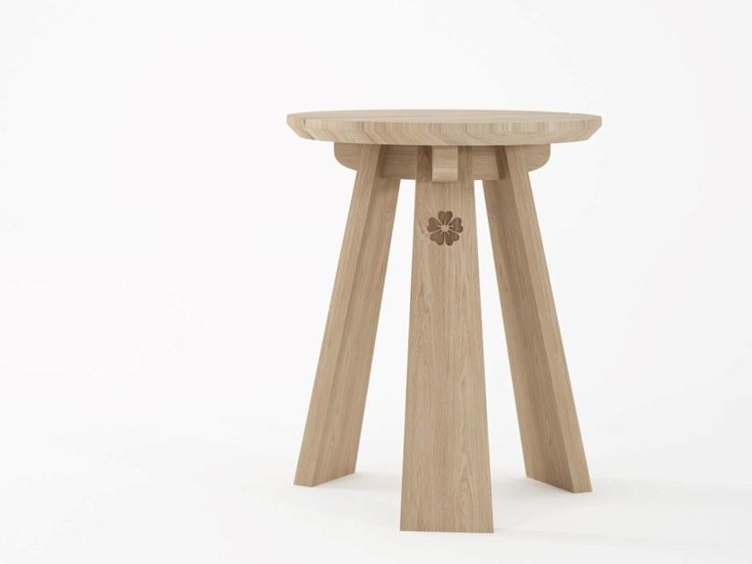 KARPENTER Низкий табурет из массива дерева East Ea11-oo, ea11-wo - Вид №5