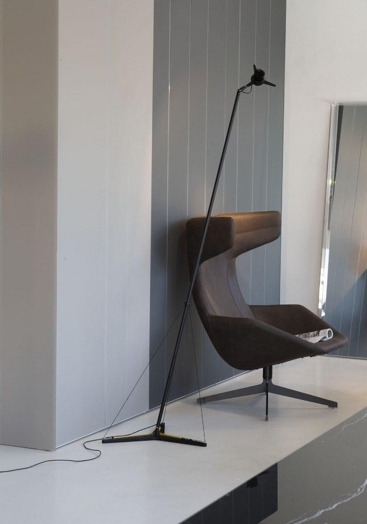 Martinelli Luce Регулируемый светодиодный торшер из алюминия  2302/ne  - Вид №4