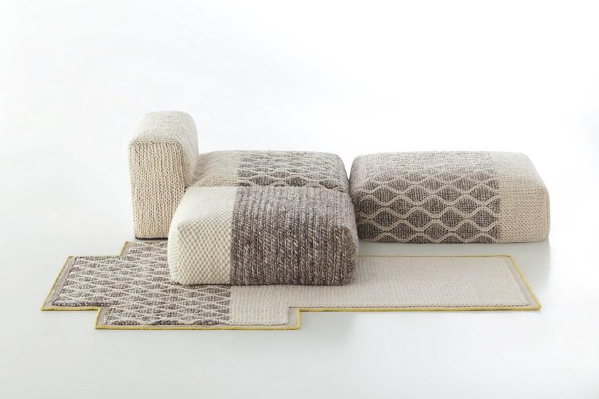 GAN Прямоугольная подушка из шерсти Mangas spaces sun-id-1426162 - Вид №2