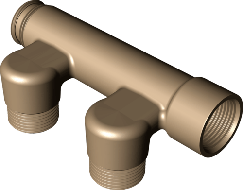 104 658 Модель 2005.7 Трубопроводные системы  Pexfit Pro  Коллекторы Santreyd  - Вид №2