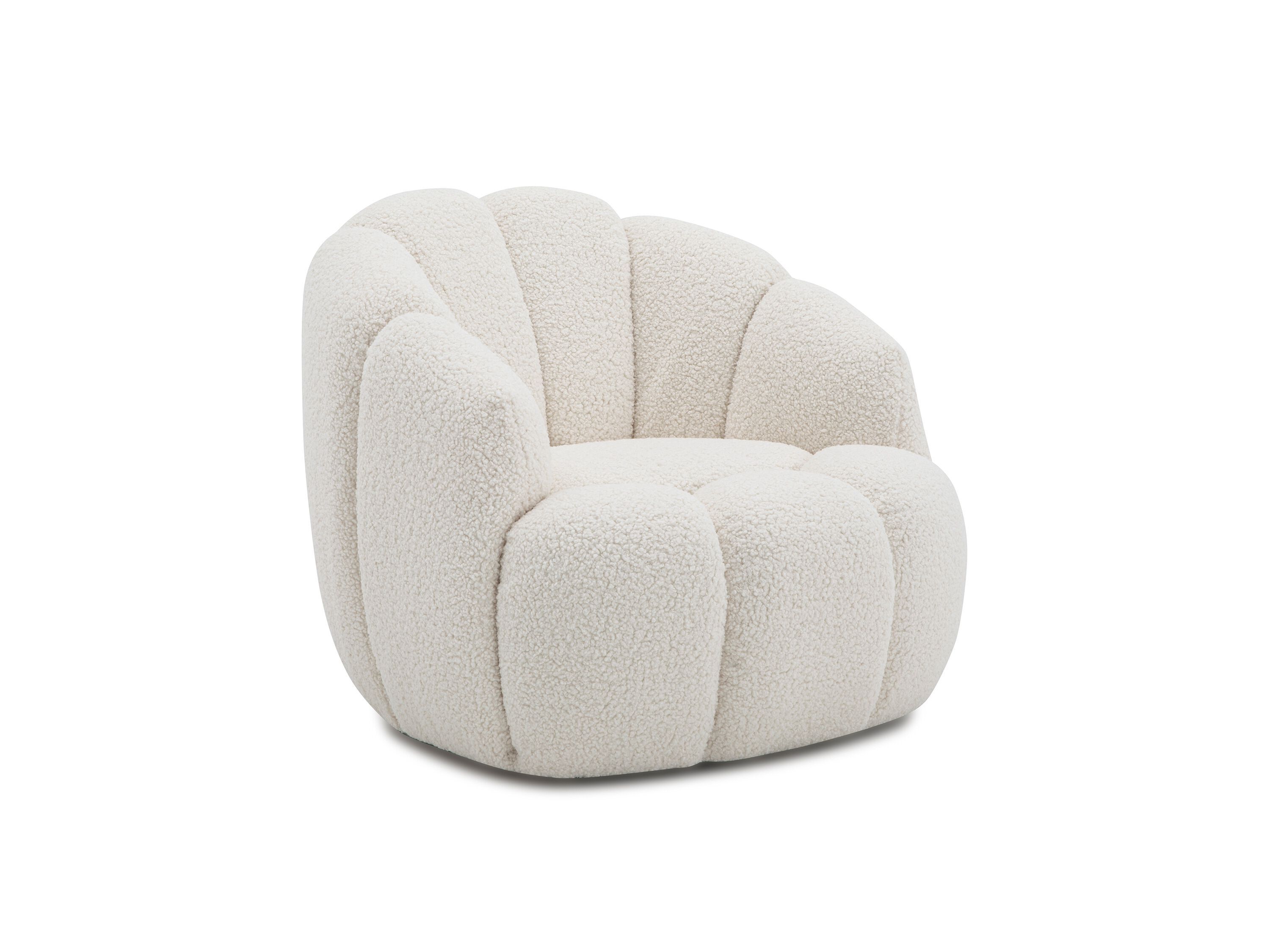 Тканевое вращающееся кресло с подлокотниками CAMPO DE' FIORI DAISY ARCH-00128632