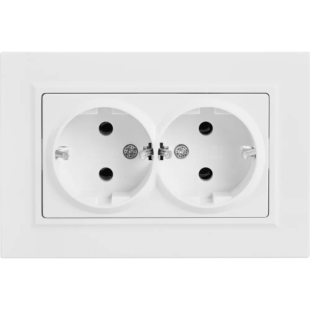 IEK Brite - двойная влагозащищенная розетка с заземлением 87761527 STLM-1116150 - Вид №1