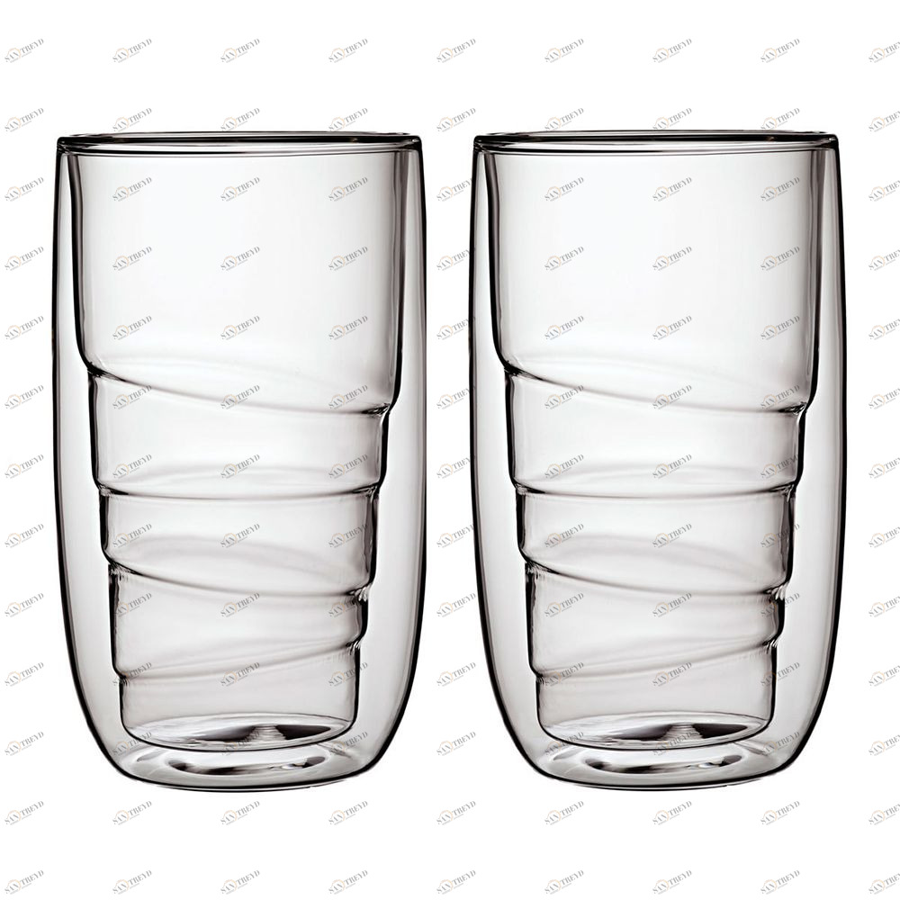 Стаканы Elements Wood 2 шт. 350 мл QDO 567494