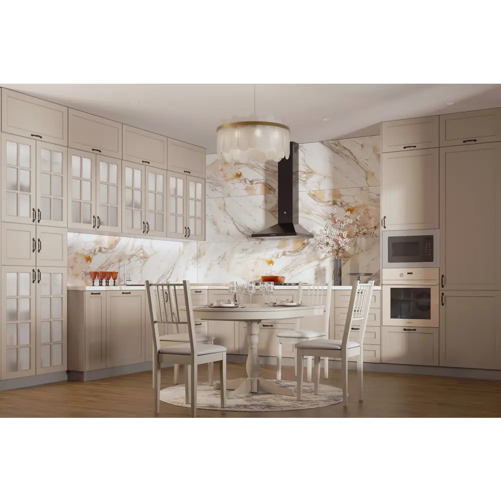 DELINIA Стеклянная полка для кухни 36.7×32 см - элегантное решение для хранения 18830571 Полка из стекла STLM-0013060 - Вид №2