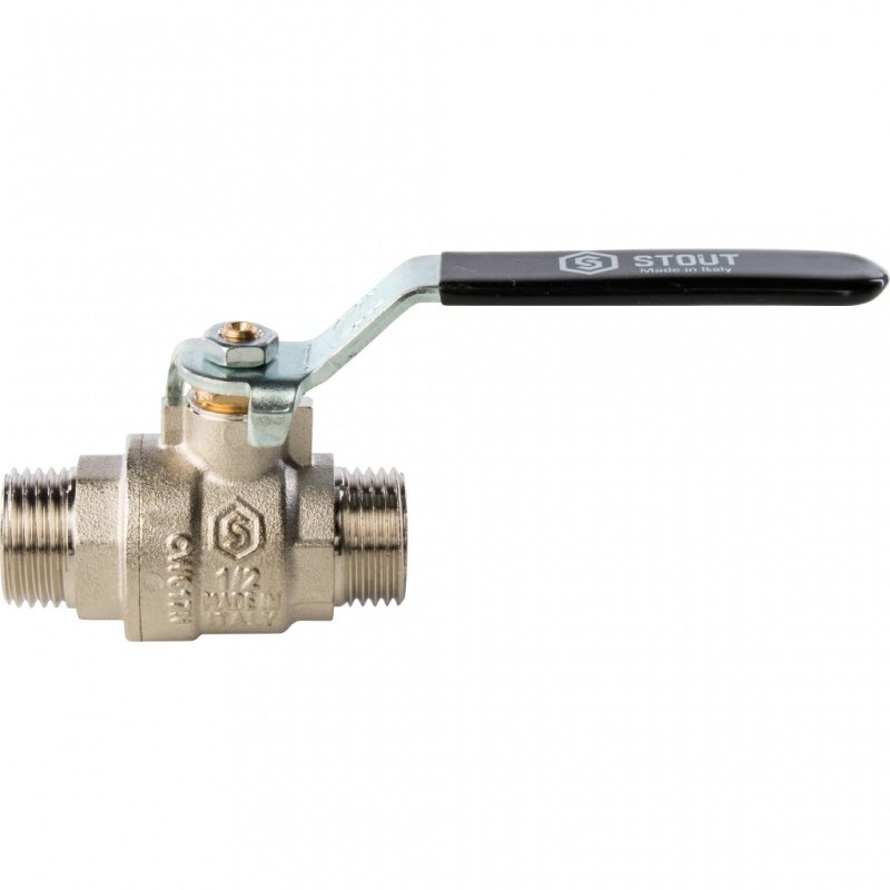 Кран шаровый STOUT НН 1/2" полнопроходной, рычаг SVB0005000015 - Вид №2