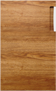 Фасады для кухни Модерн Фрезеровка «Билд Горизонталь» Дуб №127