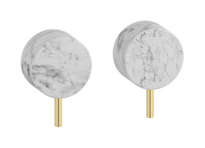 Встроенный смеситель для душа на 2 отверстия на 1 потребителя. WE ARE IB mr400ii_1 Pale Gold Marmo