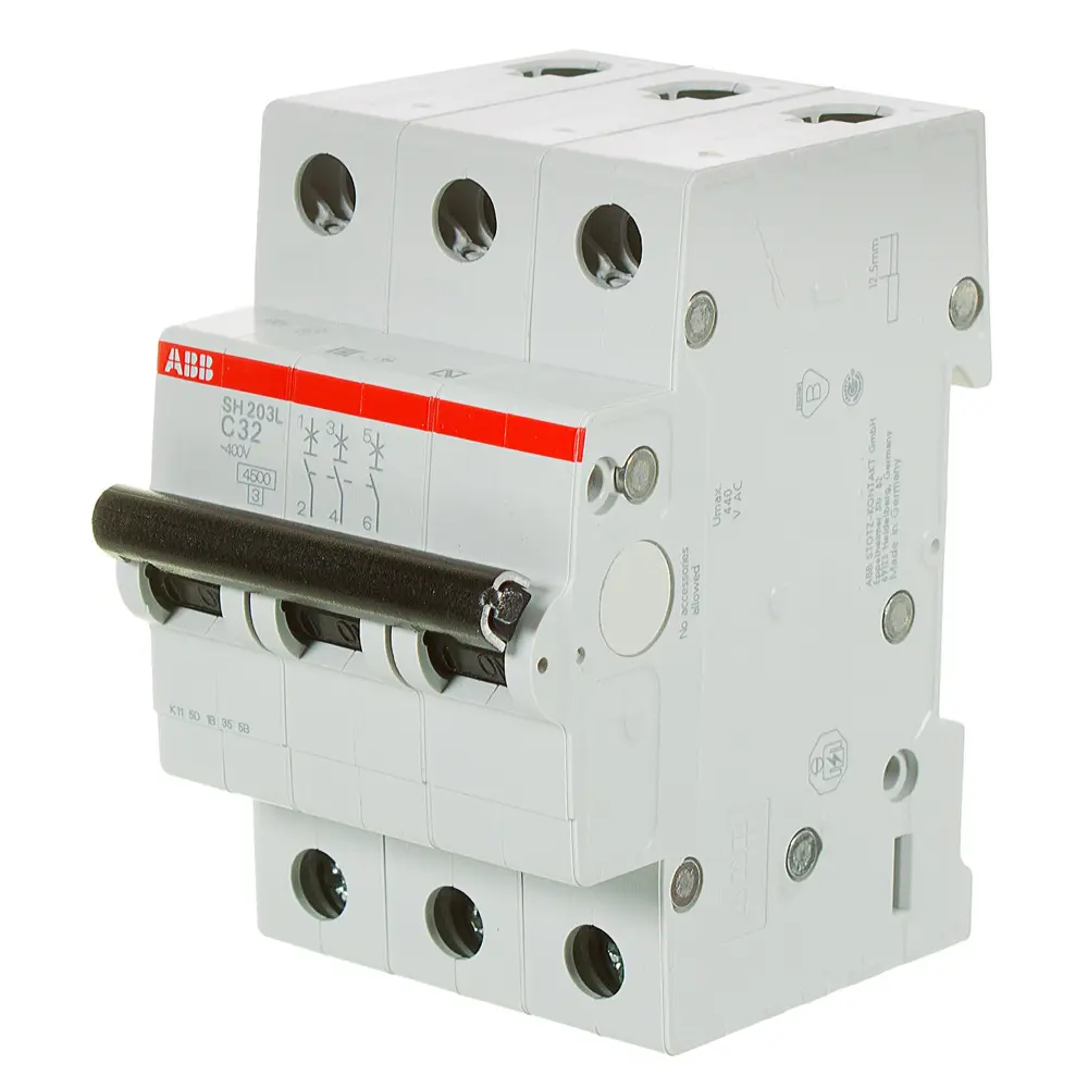 Автоматический выключатель ABB SH203L 3P C32 А 4.5 кА 2CDS243001R0324 10062045 STLM-2172460 