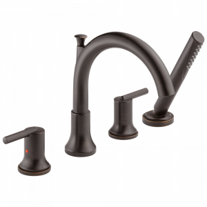 T4759-RB Римская ванна с ручным душем Delta Faucet Trinsic Венецианская бронза