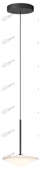 Vibia Светодиодный подвесной светильник прямого света из стали и стекла Tempo sun-id-1386351