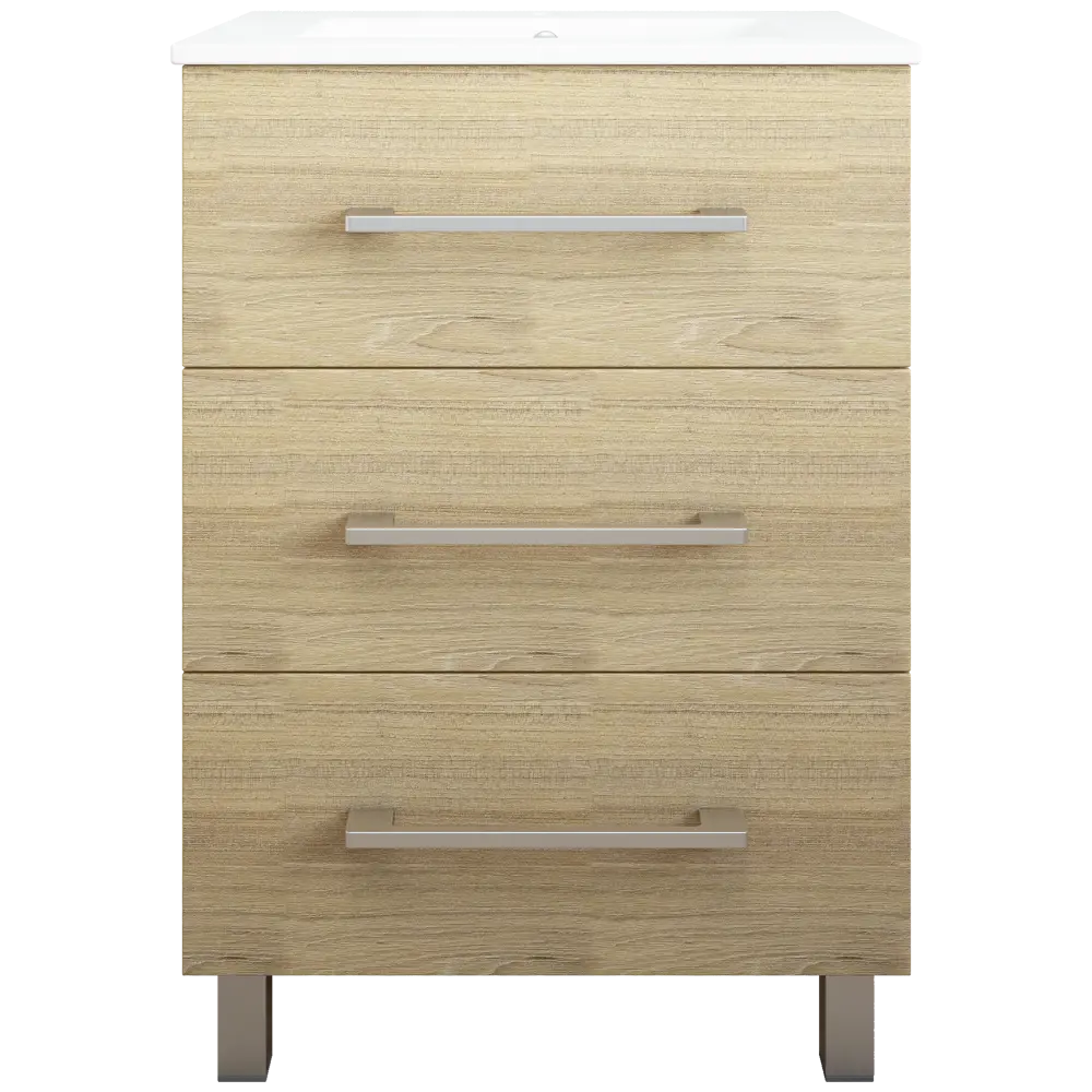 Тумба под раковину напольная Sanflor «Мадрид» 60x84 см цвет вяз STLM-2160003