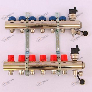 Колл. группа EMMETI TOPWAY 1"xМ 24 х19 6 выходов с термостатическими вентилями 1298688