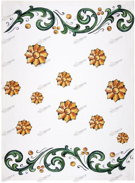 The NapKing Льняное кухонное полотенце Floral sun-id-1381682