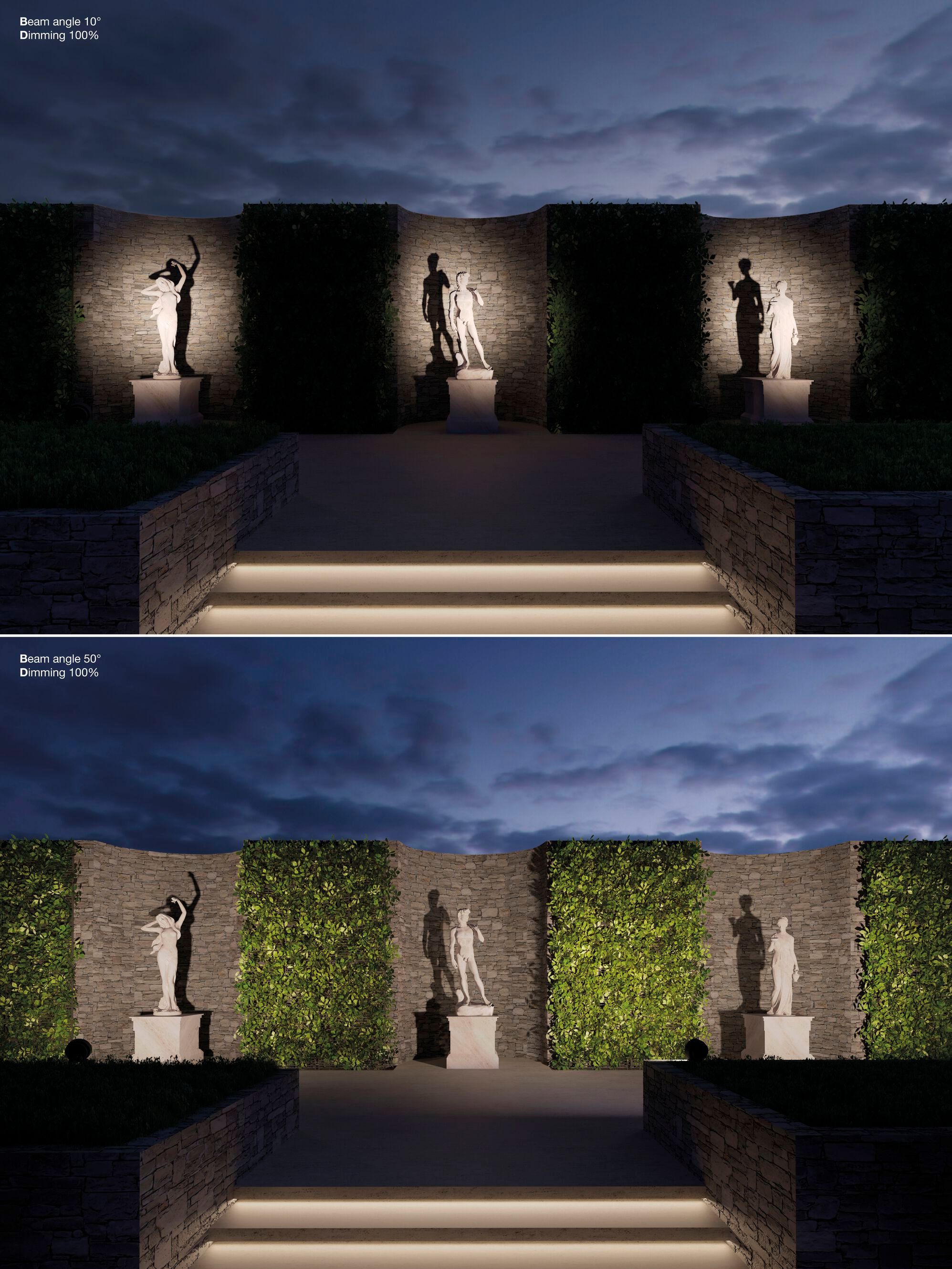 Литье под давлением алюминиевый светодиодный регулируемый наружный прожектор SIMES Pointer ARCH-00094307 - Вид №3