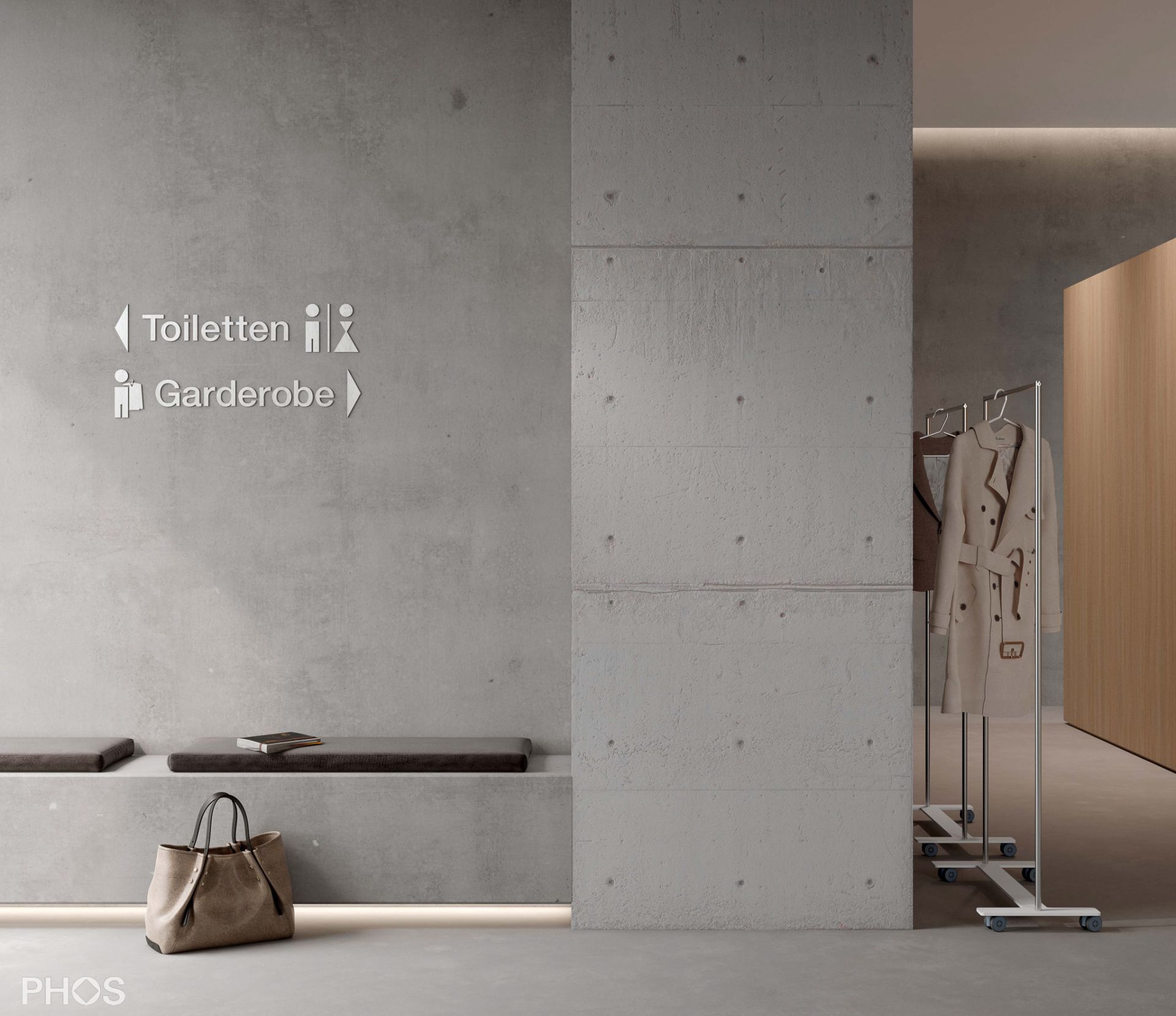 P1301 Пиктограмма мужского гардероба PHOS  - Вид №1