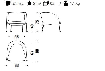 Кресло MOROSO Юми ARCH-00042069 - Вид №1