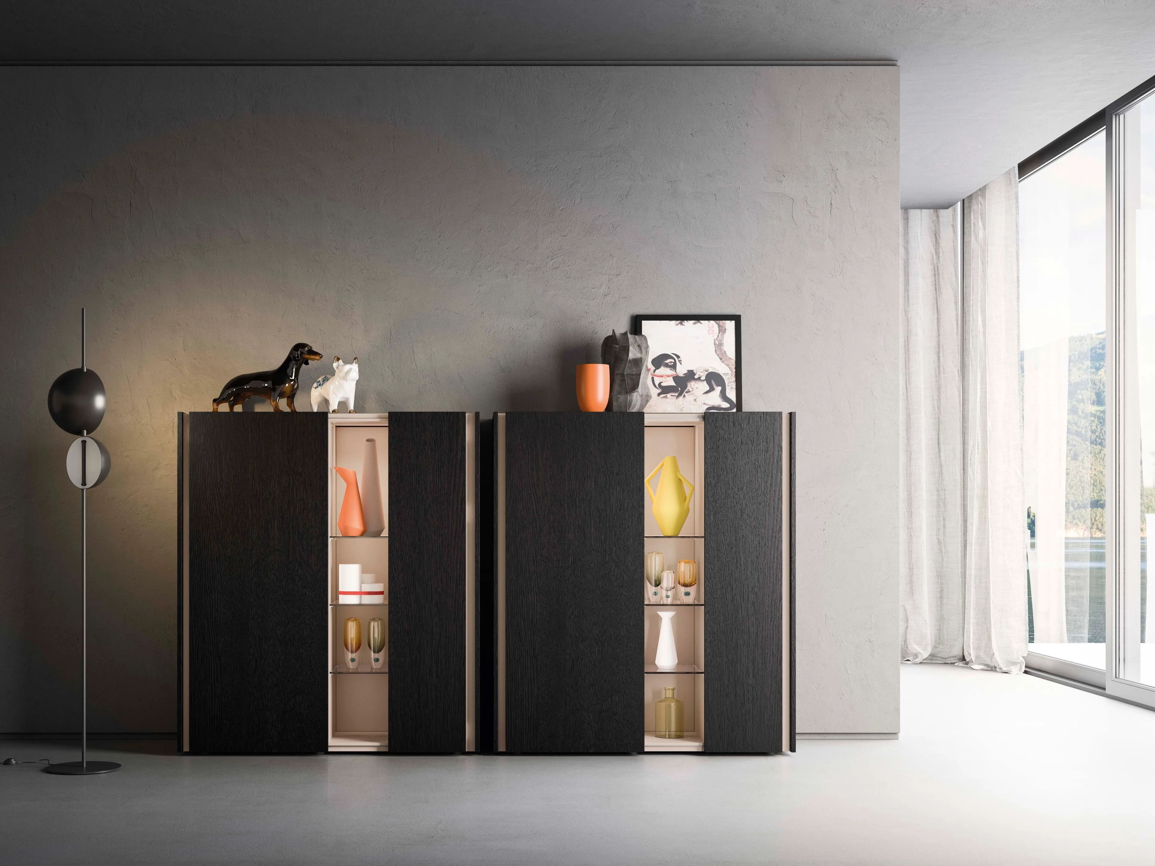 Деревянный шкаф с распашными дверцами Alf DaFrè Da-do ARCH-00060553 - Вид №3