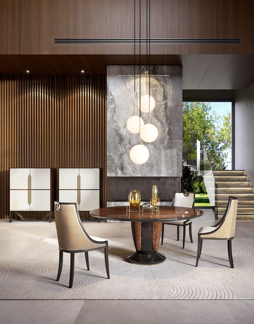 Capital Collection Круглый деревянный стол Kong sun-id-1354142 - Вид №1