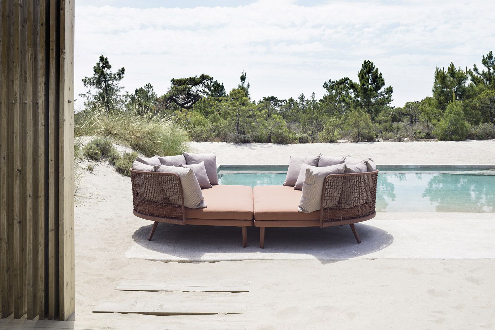 Садовая кровать из синтетического волокна Varaschin Эмма ARCH-00123018 - Вид №5