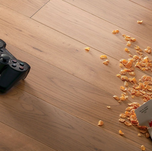 Массивная доска Parketoff Классика Беленый Дуб (Гладкая) 900х125 мм 2600300407 - Вид №2