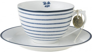 Кофейная пара капучино Laura Ashley Candy Stripe, 260мл