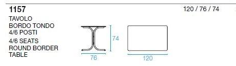 emu Складной прямоугольный стальной стол sun-id-1428194 - Вид №11