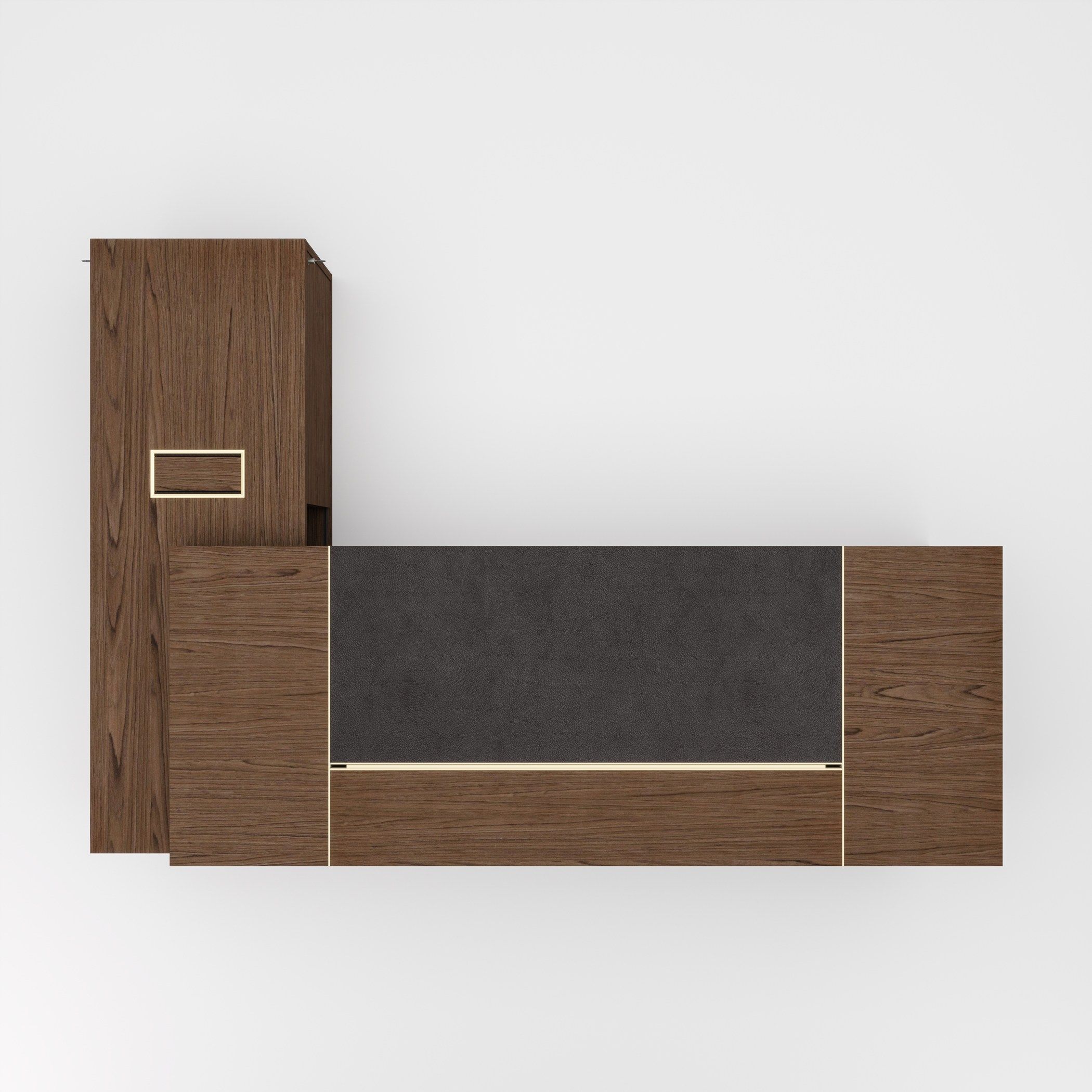 Деревянный исполнительный стол PROF Block 2.0 ARCH-00126139 - Вид №49