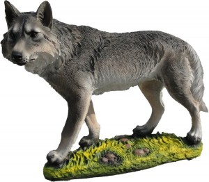 11195 ВОЛК малый, скульптура из бетона LAB.Space 