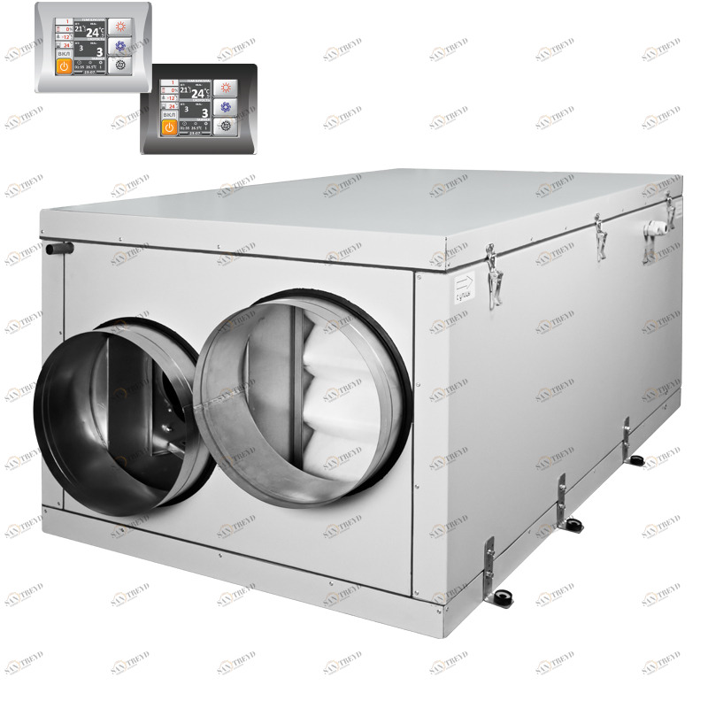 Приточно-вытяжная установка с пластинчатым рекуператором ФЬОРДИ ВПУ CF 1200 Н sun-id-683660