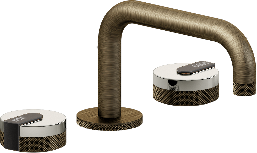 E-11510-R1PC-L1GM-VBB Смеситель для умывальника на 3 отвертия GRAFF MOD+