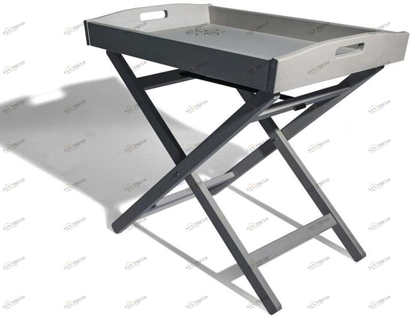 KARN Складной стол из бука с подносом Happy design 720c