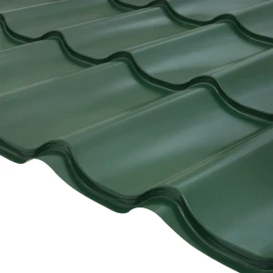 Металлочерепица 0.5 мм 3650x1180 мм RAL 6005 зеленый 89337259 STLM-2131877