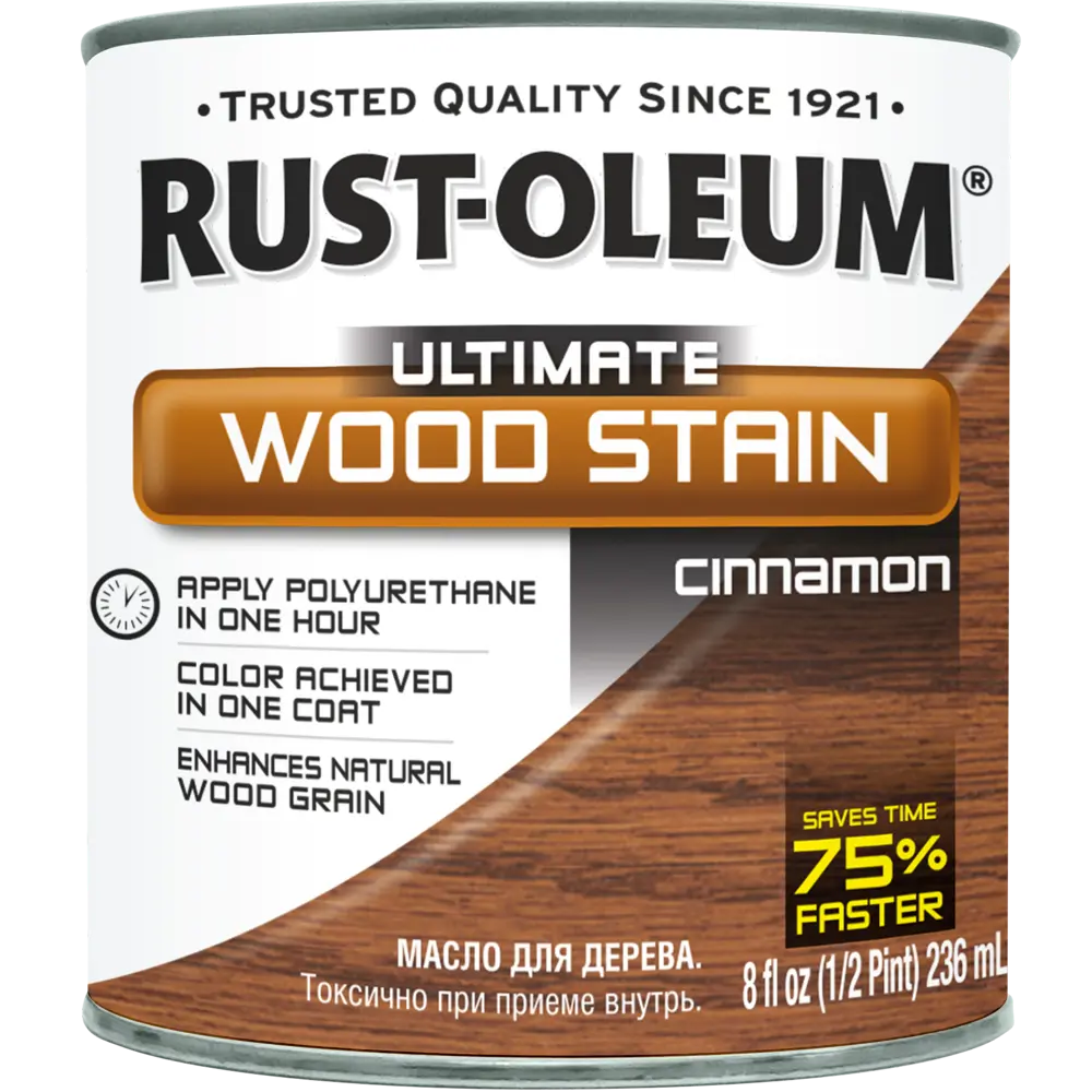 Масло тонирующее Ultimate цвет корица 0.236 л 82482312 STLM-2073560 RUST-OLEUM  - Вид №1