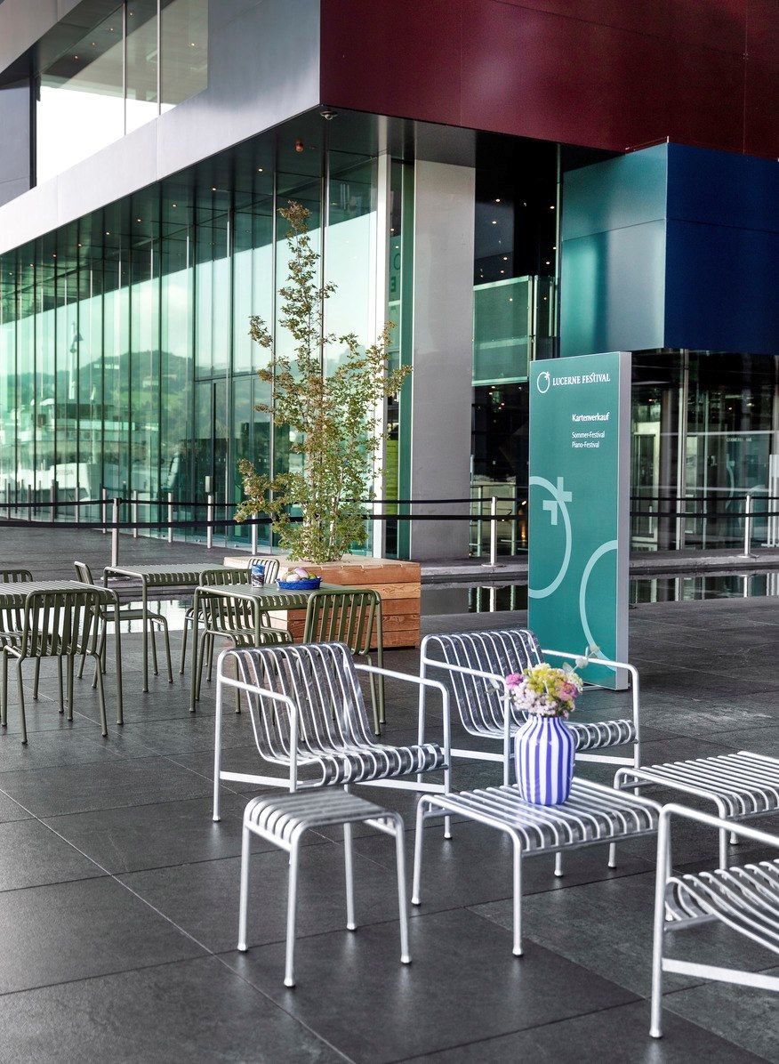 Стальная прямоугольная Садовая подставка для ног Hay Палисад ARCH-00043018 - Вид №9