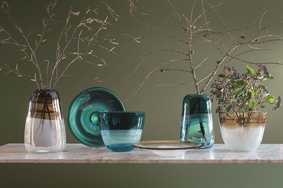 Ваза forest 22 см бежево-коричневый LSA INTERNATIONAL ДИЗАЙНЕРСКИЕ 253432 Бежевый  - Вид №1