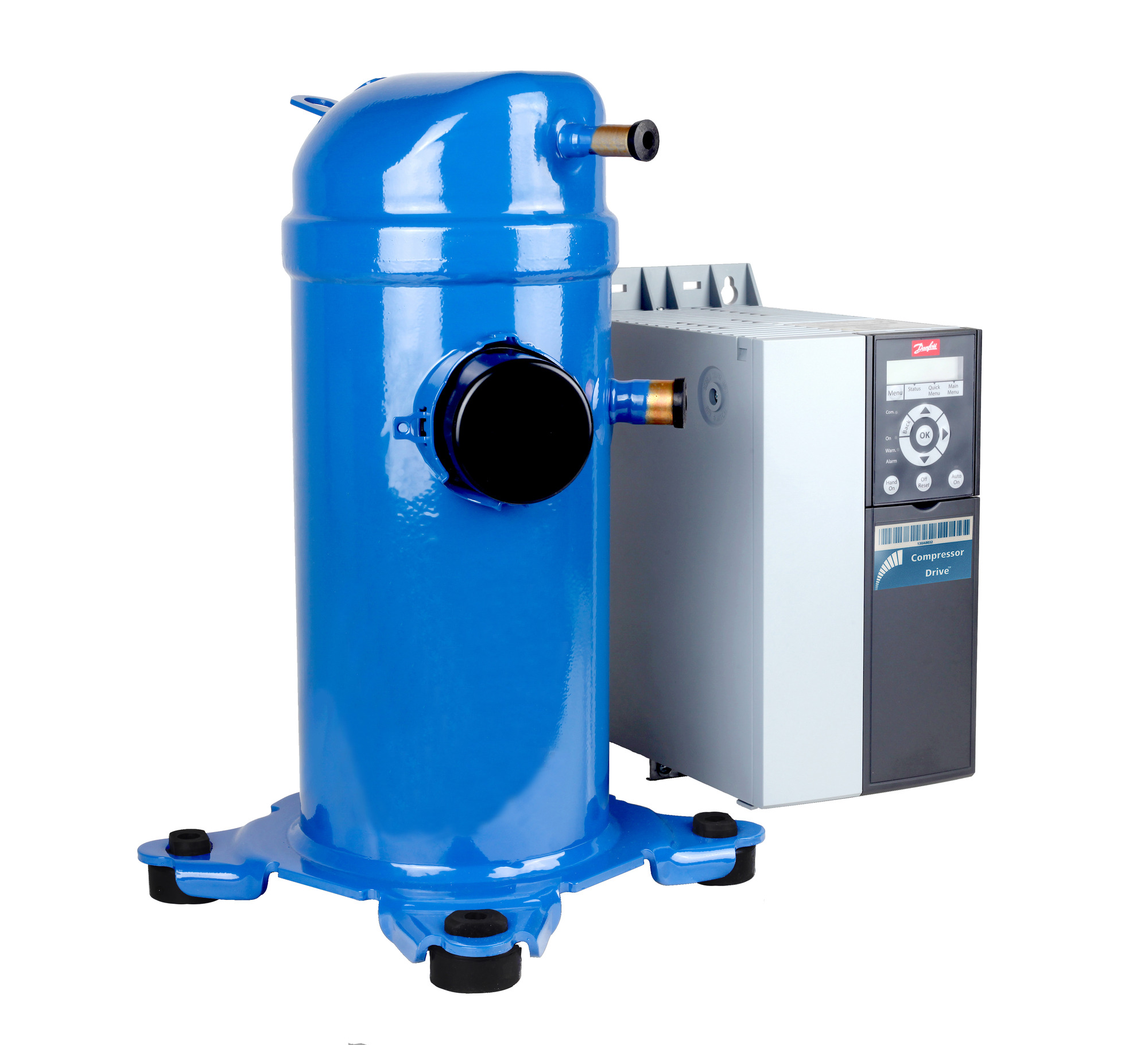 Danfoss VZH — герметичные спиральные компрессоры с частотным регулированием производительности VZH044CGBNB Компрессор спиральный 120G0245  - Вид №12