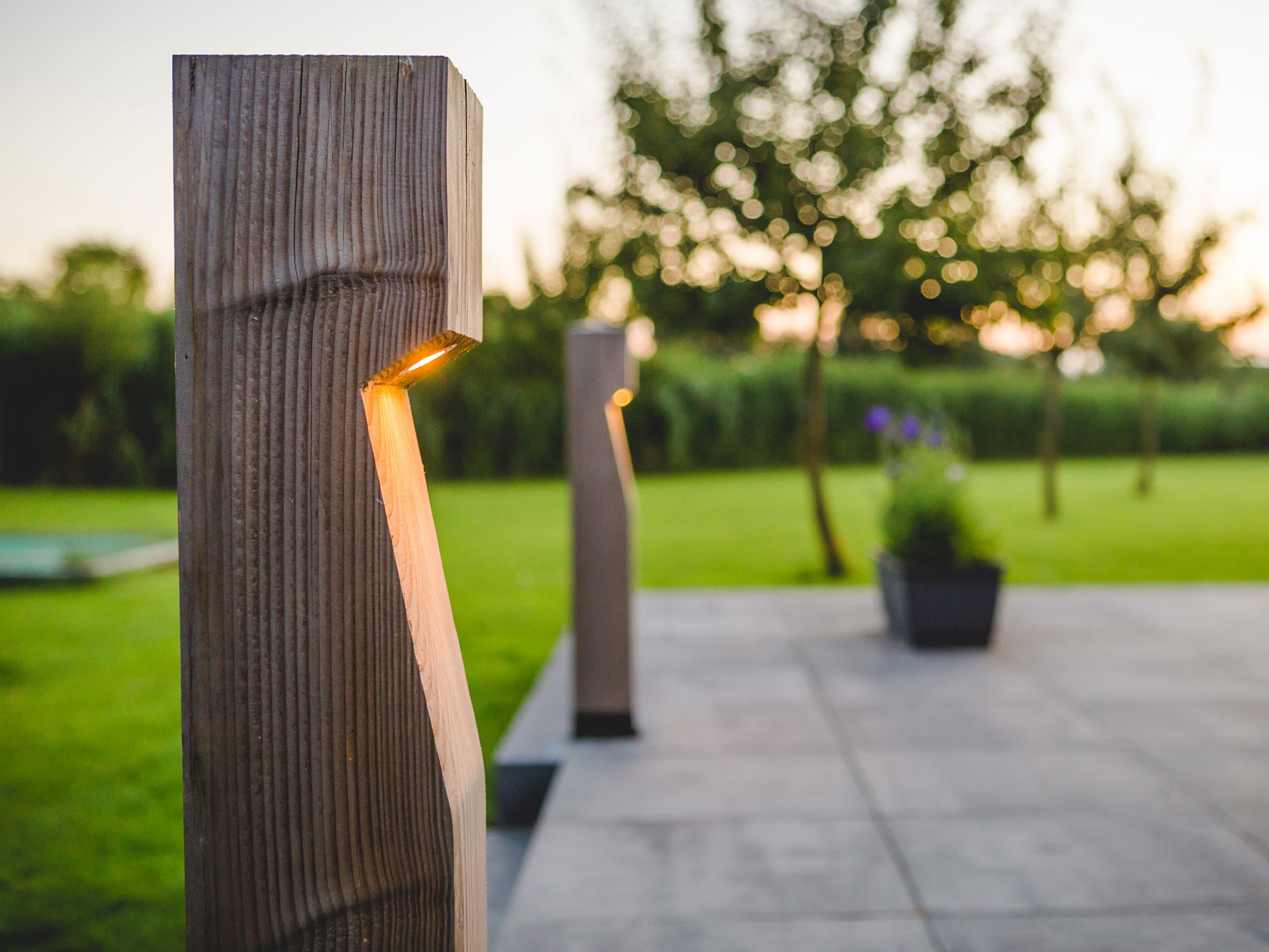 Деревянный светодиодный световой столб Timberlab EYE ARCH-00015022 - Вид №4