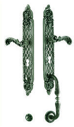 Bronces Mestre Ручка для входной двери из латуни с кристаллами swarovski® Clasica sun-id-1502909 - Вид №1