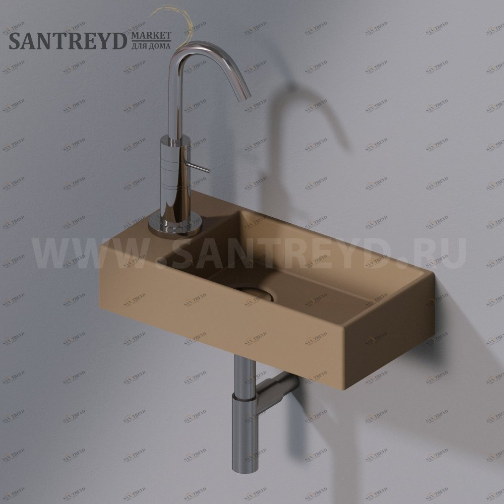 L319T0R1V3.132 Подвесная раковина настенная прямоугольная A. e T. Italia ACQUAFREDDA AeT ITALIA