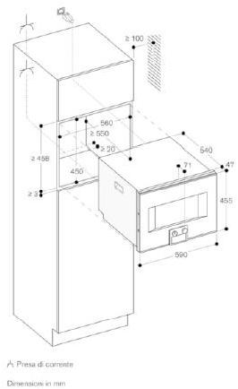 Gaggenau Комбинированная стеклянная печь Serie 400 Bs451101 - Вид №2