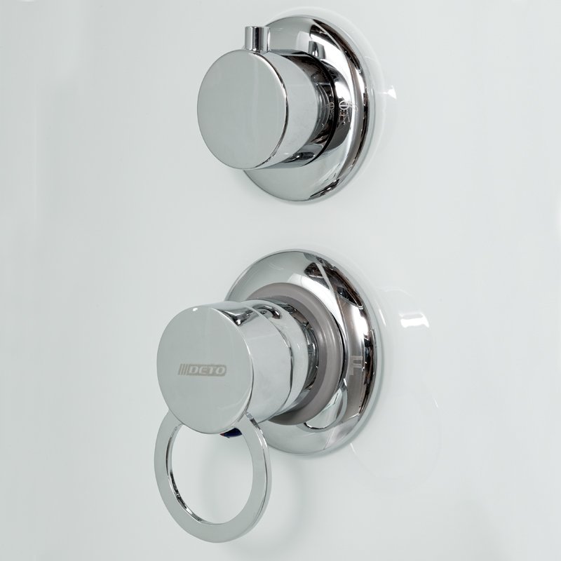 ЕМ1590 с электрикой (эл.) Душевая кабина DETO Серия EM D120S L - Вид №6