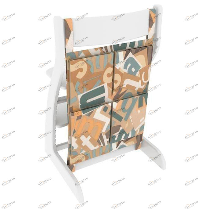 Карманы навесные на спинку стула "Усура Азбука" бежевые БЕЛЬМАРКО  327334 Бежевый Santreyd 