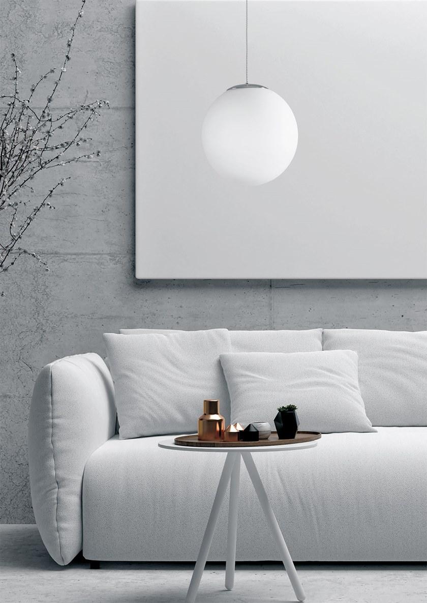 Miloox Подвесной светильник из опалового стекла Jugen cromo 1744.83 - 1744.84 - 1744.85 - Вид №5