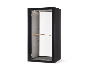 Одноместная акустическая офисная кабина со встроенным освещением