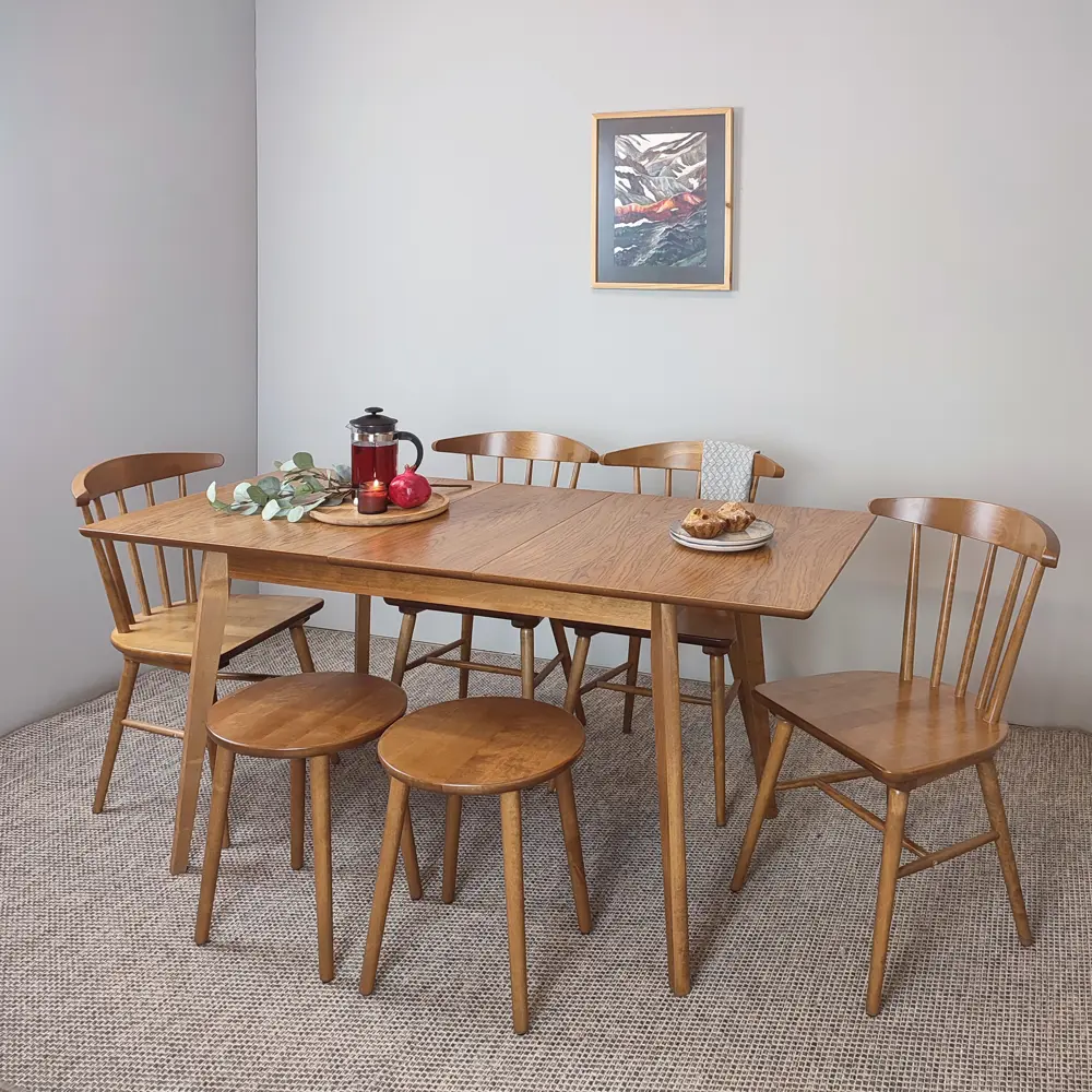 Кухонный стол раскладной Экомебель Корт 70x75x120 см, дерево орех 89399182 STLM-1512820 - Вид №13